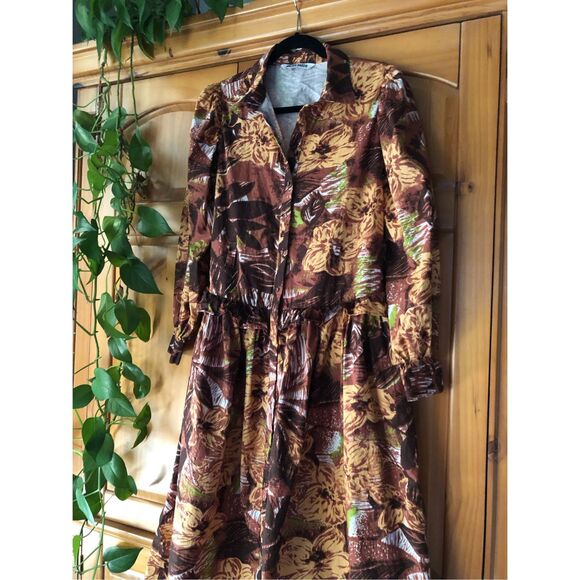 Fall Bloom” by Walter Baker – earthy florals & vintage charm SZ M - Picture 8 of 16
